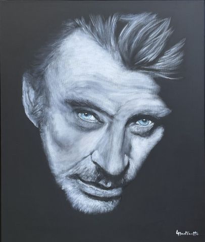 Portrait de johnny Hallyday
